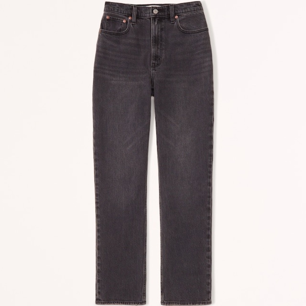 NWT Abercrombie & Fitch Ultra High Rise 90s Straight Jeans